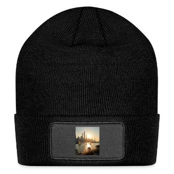 Prints for all - Patch Beanie - black - Front