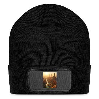 Prints for all - Patch Beanie - black - Front