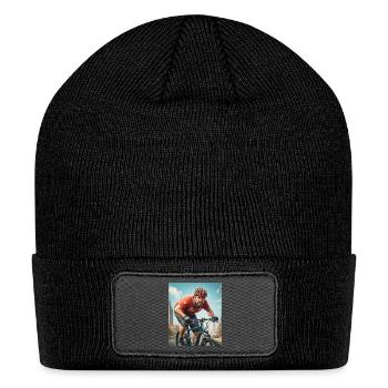 Prints for all - Patch Beanie - black - Front