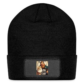 Prints for all - Patch Beanie - black - Front