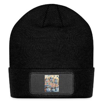 Prints for all - Patch Beanie - black - Front