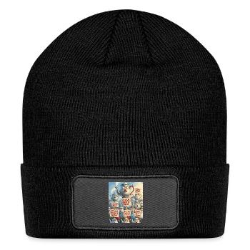 Prints for all - Patch Beanie - black - Front