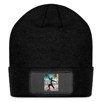 Prints for all - Patch Beanie - black - Front