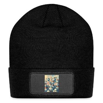 Prints for all - Patch Beanie - black - Front