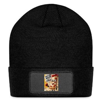 Prints for all - Patch Beanie - black - Front