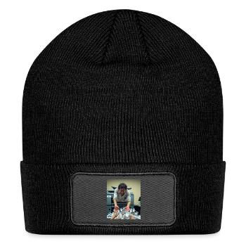 Prints for all - Patch Beanie - black - Front