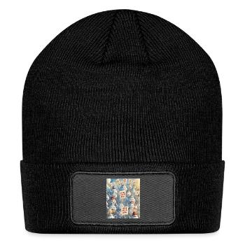 Prints for all - Patch Beanie - black - Front