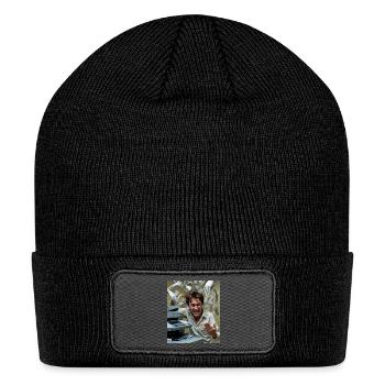 Prints for all - Patch Beanie - black - Front
