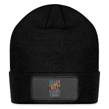 Queer People Will Always Exist Ally LGBTQIA Pride - Patch Beanie - black - Front