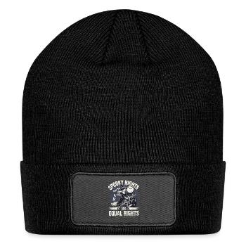 Spooky Nights And Equal Rights Witch Halloween - Patch Beanie - black - Front