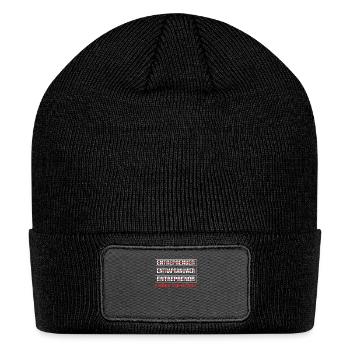 Business Owner Entrepreneur CEO - Patch Beanie - black - Front