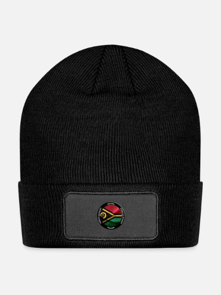 Vanuatu - Patch Beanie - black