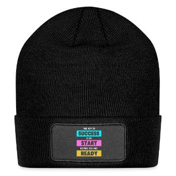 Small Business Owner Entrepreneur - Patch Beanie - black - Front