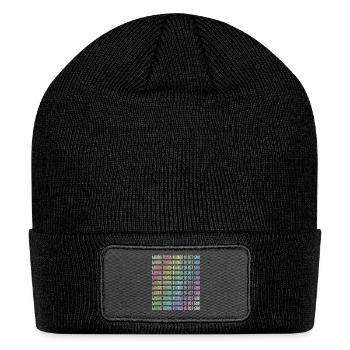 Liking trans women is not gay - Patch Beanie - black - Front