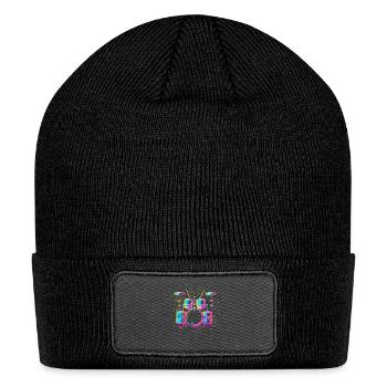 Drum Kit Artwork - Patch Beanie - black - Front