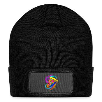 Pizza Slice - Patch Beanie - black - Front