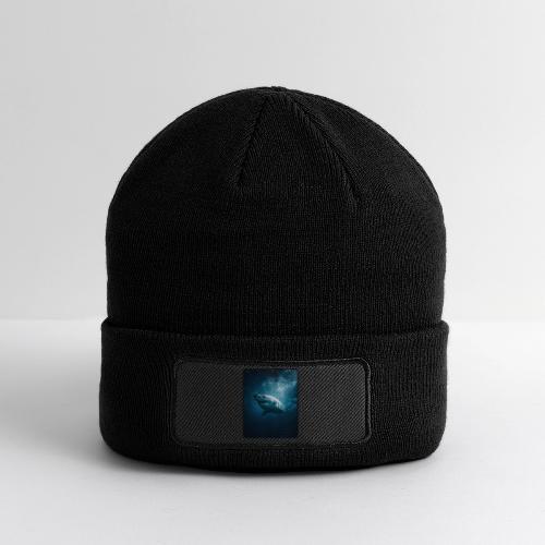 Great White Shark Ocean Design - Patch Beanie
