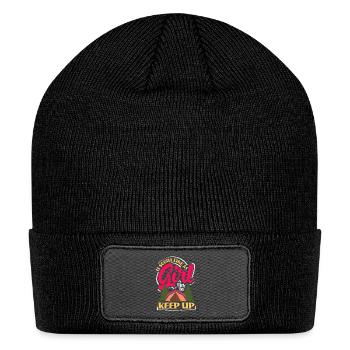 I Scout Like A Girl Try To Keep Up Scouting - Patch Beanie - black - Front