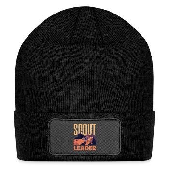 Scout Leader Scouting Troop Leader Hobby Forest - Patch Beanie - black - Front