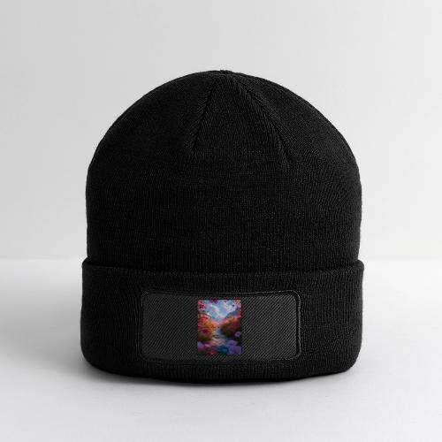 Dreamy Cosmos Valley Landscape Art - Patch Beanie