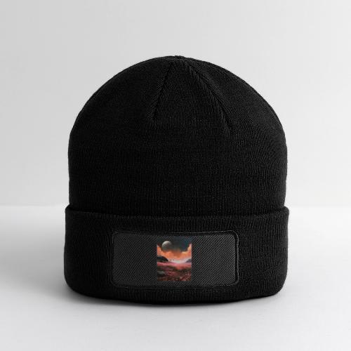 Moonlit Fantasy Flower Landscape - Patch Beanie