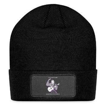 Learning_One_String - Patch Beanie - black - Front