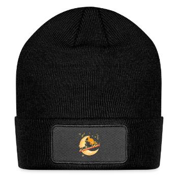 PURRMOON - Patch Beanie - black - Front