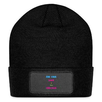 For your sake I will come back - Patch Beanie - black - Front