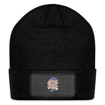Positive Pulse - Patch Beanie - black - Front