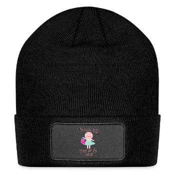 This Piggy Market Sleeve - Patch Beanie - black - Front