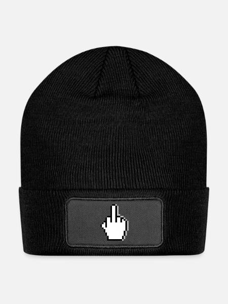 Taunting Video Game Clothing Apparel - Patch Beanie - black