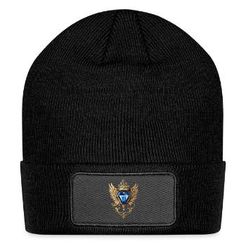 Diamond Crown - Patch Beanie - black - Front