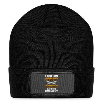 Smoking Nicotine Hemp - Patch Beanie - black - Front