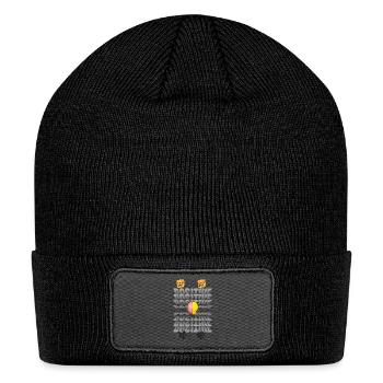 positive think - Patch Beanie - black - Front