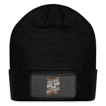 Good Books Were Made For Entrepreneurs - Patch Beanie - black - Front