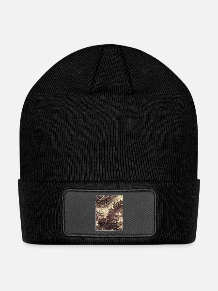 Flying Ships - Patch Beanie - black
