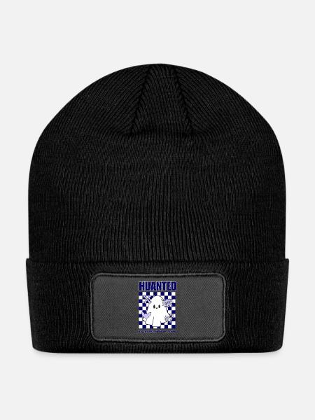 Friendly Ghost On Duty - Patch Beanie - black
