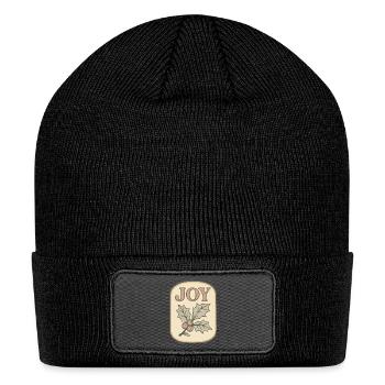 Quiet Joy - Patch Beanie - black - Front