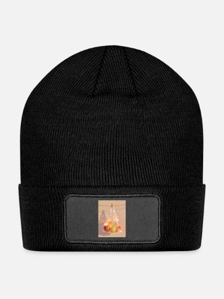 Sunset Fruit Bag in Plastic - Patch Beanie - black