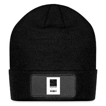 Futurist Wavelines - Patch Beanie - black - Front