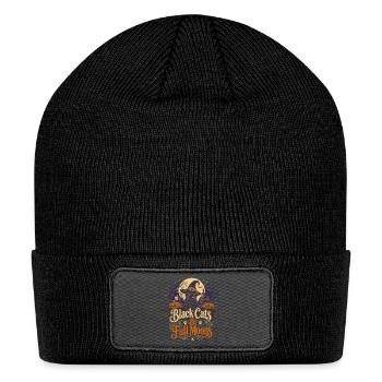 Black Cats & Full Moons Tshirt - Patch Beanie - black - Front