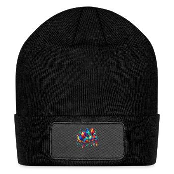 Branch Birding Watching Sleeve - Patch Beanie - black - Front