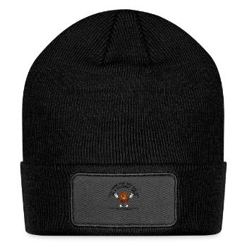 Retro You Think You Just Fell Out Of A Coconut Tre - Patch Beanie - black - Front