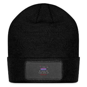 My level of Sarcasm - Patch Beanie - black - Front