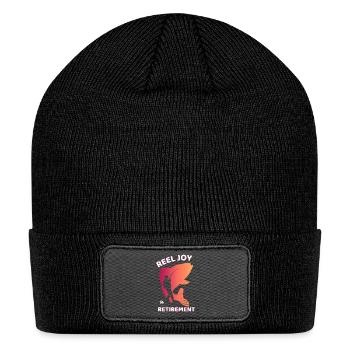 Reel Joy in retirement - fishing - Patch Beanie - black - Front