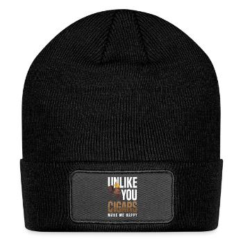 Cigar Smoke Lovers - Patch Beanie - black - Front