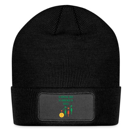 Sarcastic Bitcoin Investor T-shirt - Patch Beanie