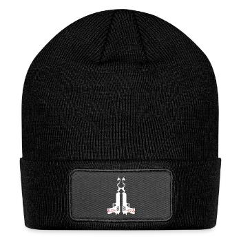 Smoking Guns – Desert Eagle Guns Smoking - Patch Beanie - black - Front