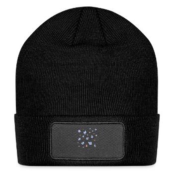 Heartstopper flowers - Patch Beanie - black - Front
