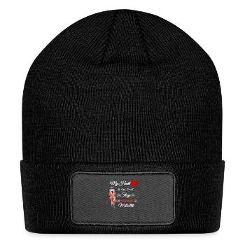 My Heart is on that Stage Nutcracker Mom - Patch Beanie - black - Front